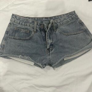 Classic Blue Denim Women's Shorts